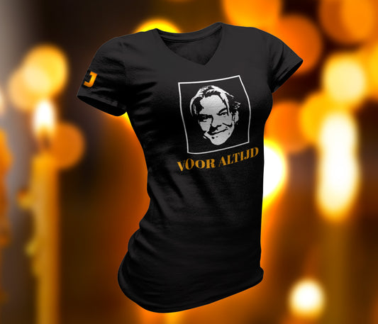'JENSEN VOOR ALTIJD' - T-Shirt V-hals (DAMES)