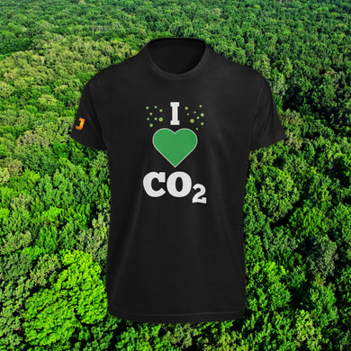 'I LOVE CO2'- T-Shirt ronde hals (HEREN)